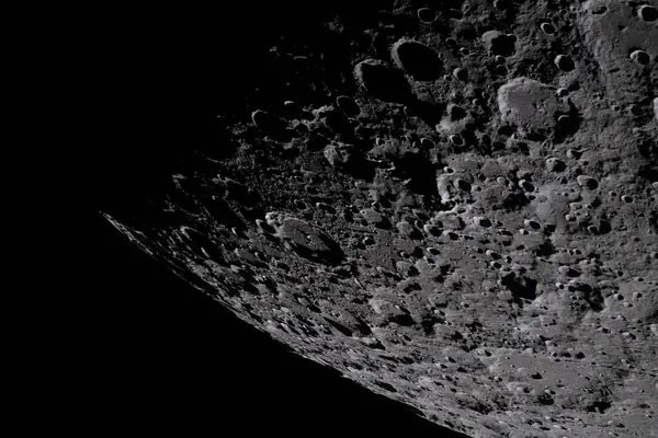 The Moon photographed from the Orion spacecraft during Artemis II