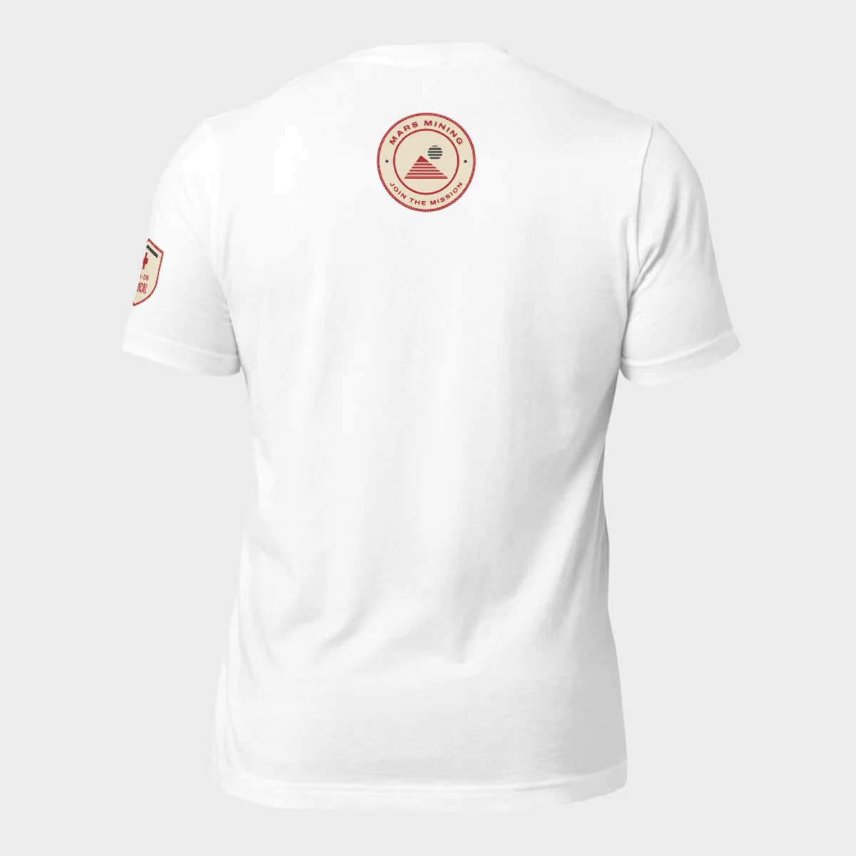 Back of the Medical tee: the round Medical department badge below the collar