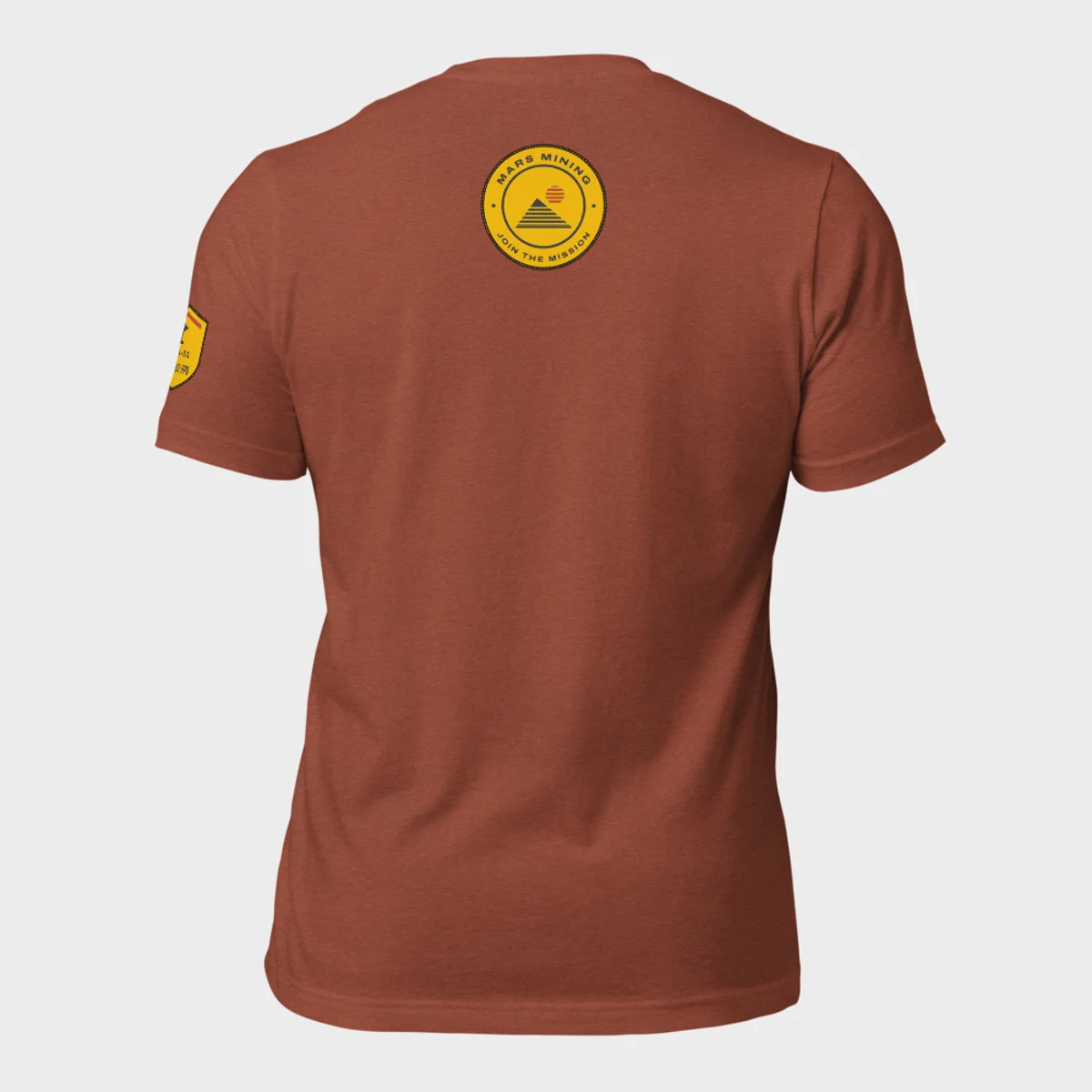 Back of the Surface Ops tee: the round Surface Ops department badge below the collar